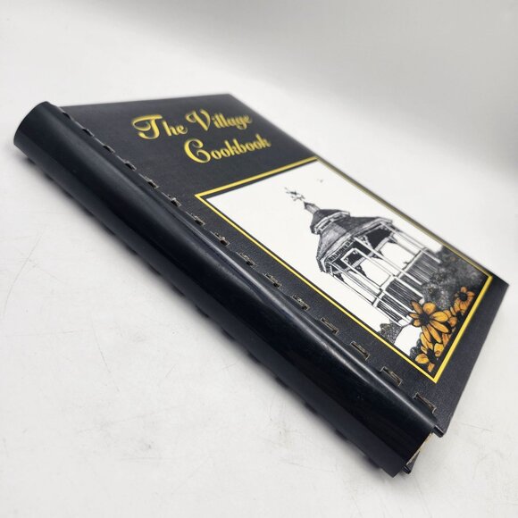 The Village Cookbook Community Recipe Collection Plastic Comb Morris Press - Picture 4 of 7